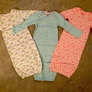 NWOT 0-3 Month Gowns